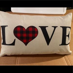 “Love” pillow